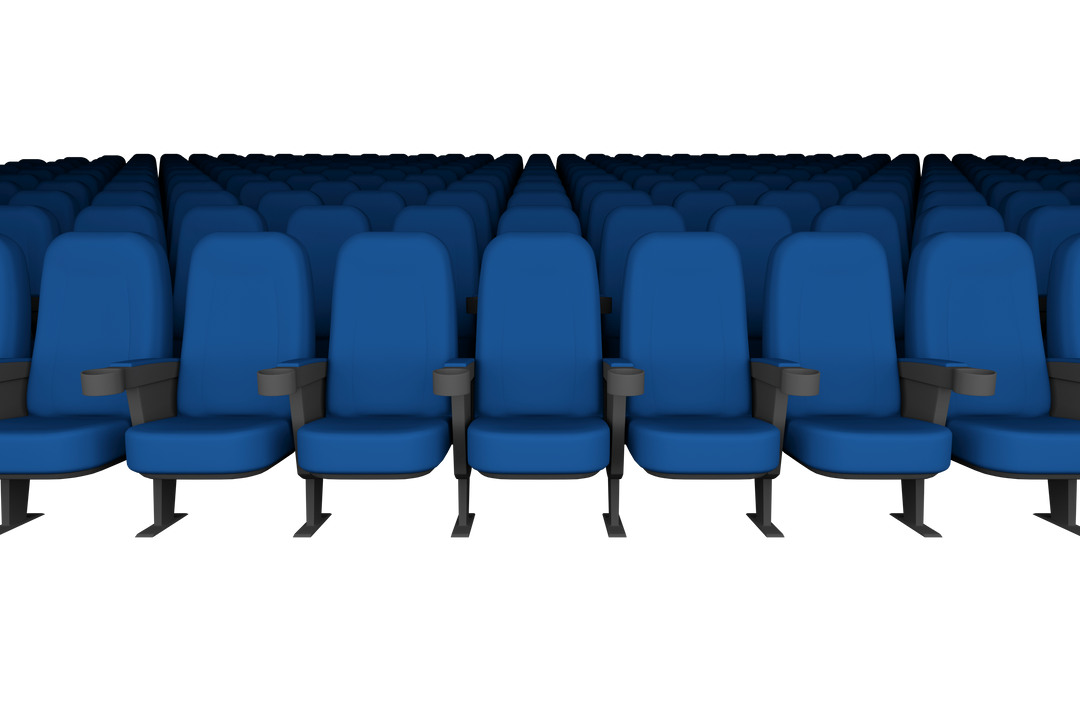 Blue Cinema Seats on Transparent Background for Digital Design - Download Free Stock Images Pikwizard.com