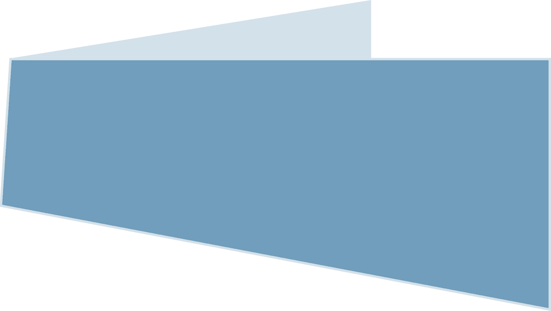 Abstract Blue Shape on Transparent Background Illustration