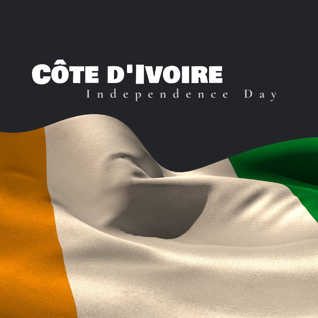 Ivory Coast Independence Day Celebration with Flag - Download Free Stock Images Pikwizard.com