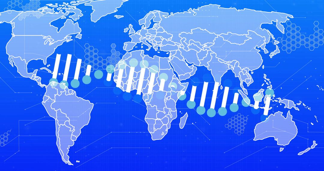 Digital DNA Analyzing Interactive Map of the World