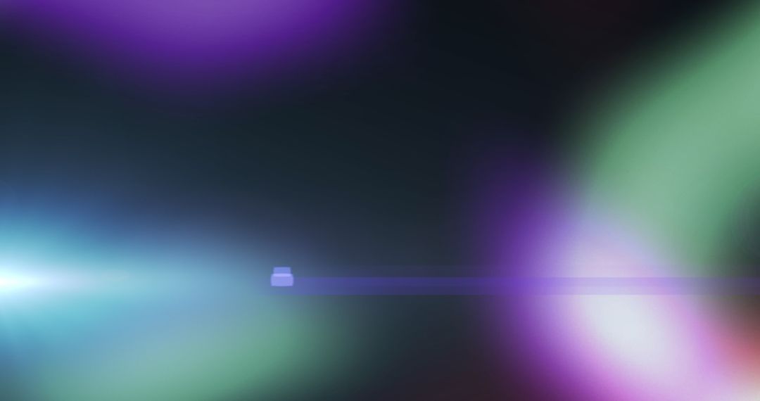 Abstract Light Bokeh on Dark Background