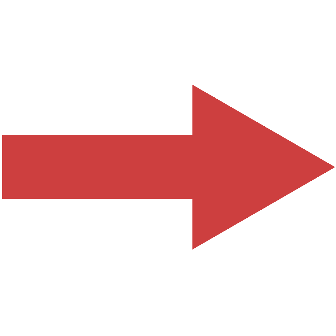 Red Arrow Graphic on Transparent Background Perfect for Directional Use