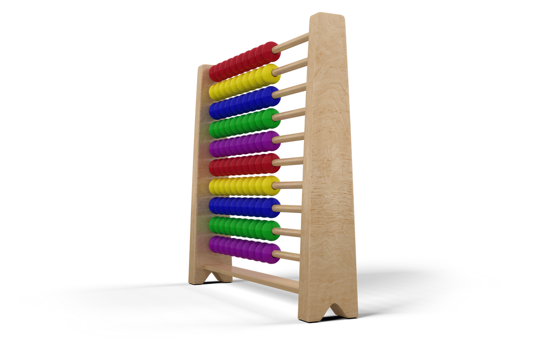 Transparent 3D Wooden Abacus Counting Beads for Kids Education - Download Free Stock Images Pikwizard.com