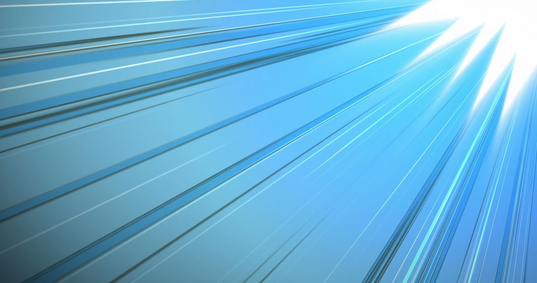Dynamic Blue Light Rays Abstract Futuristic Background