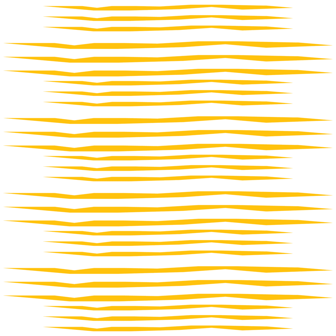 Wavy Yellow Lines Pattern on Transparent Background