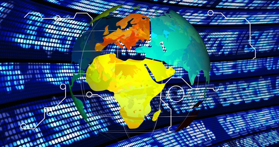 Digital Global Economy with Data Streams and Network Concepts