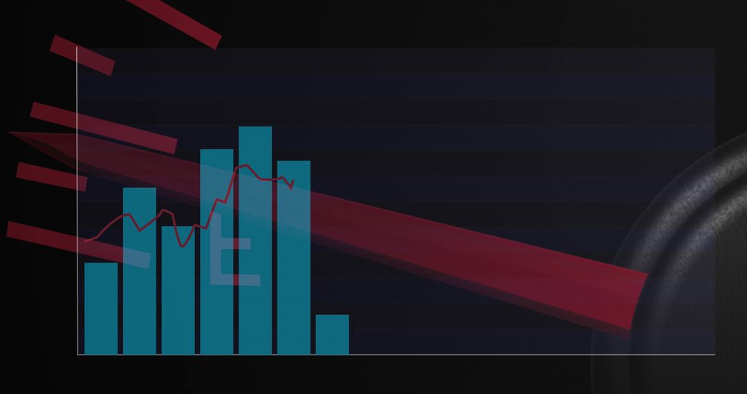 Data Visualization Over Car Panel Concept