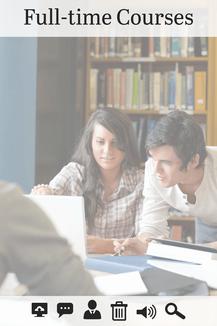 Transparent Illustration of Diverse Students Learning With Laptop