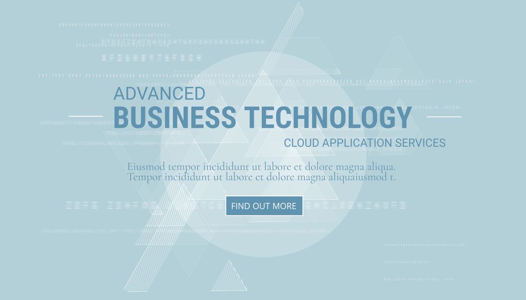 High-Tech Business Technology Marketing Template