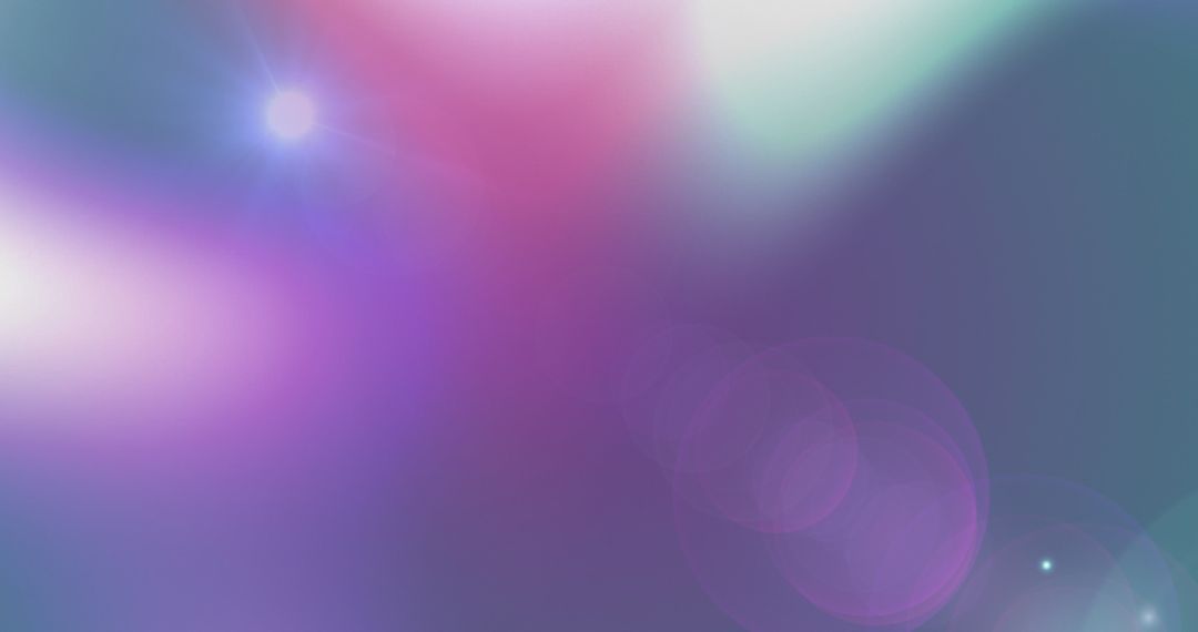 Abstract Colorful Light Spots in Motion