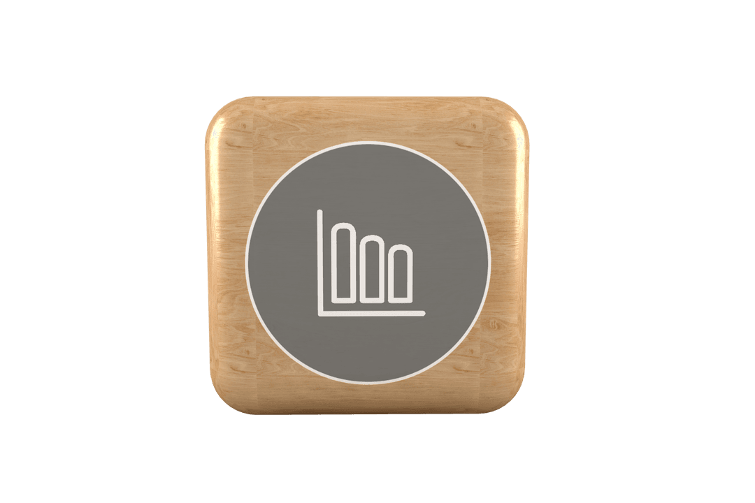 Transparent Icon of Progress Bar Graph on Wooden Cube - Download Free Stock Images Pikwizard.com