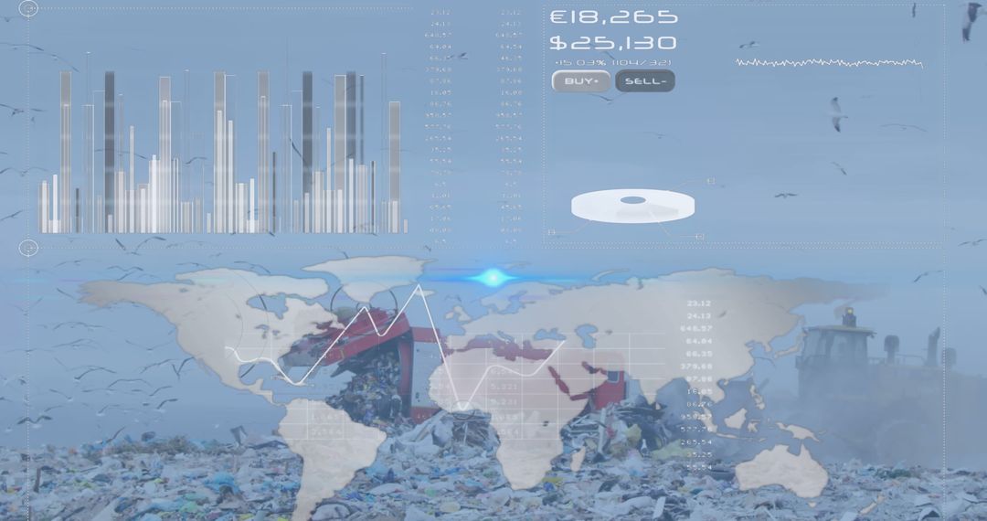 Futuristic Waste Management and Pollution Analysis Interface