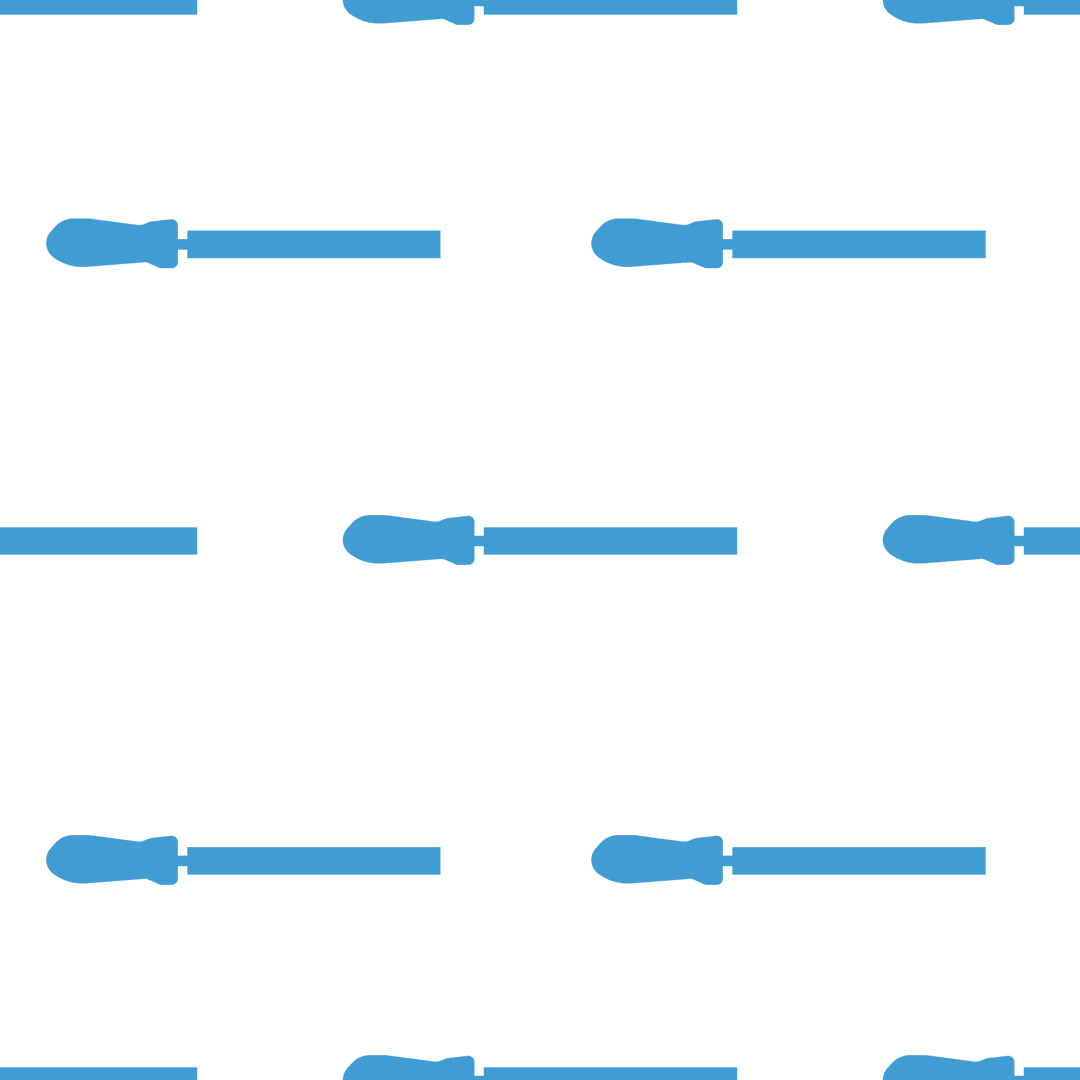 Seamless Transparent Pattern with Blue Woodworking Chisels