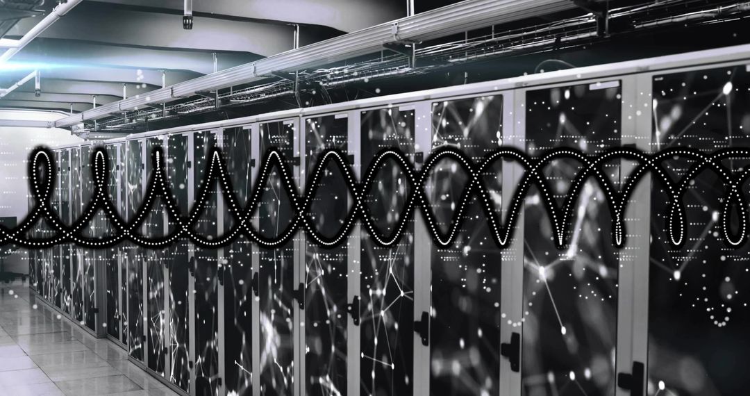 Advanced Data Center Infrastructure with Waveform Overlay