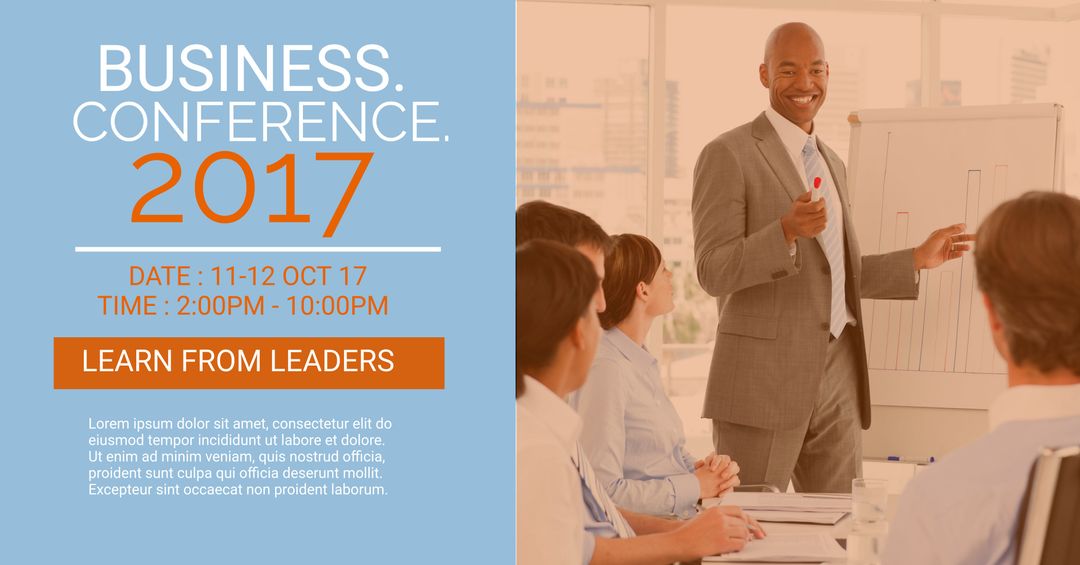 Professional Business Conference Event Announcement