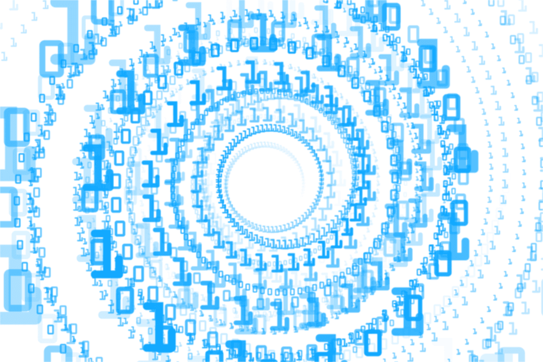 Digital Binary Circle Spiral on Transparent Background - Download Free Stock Images Pikwizard.com