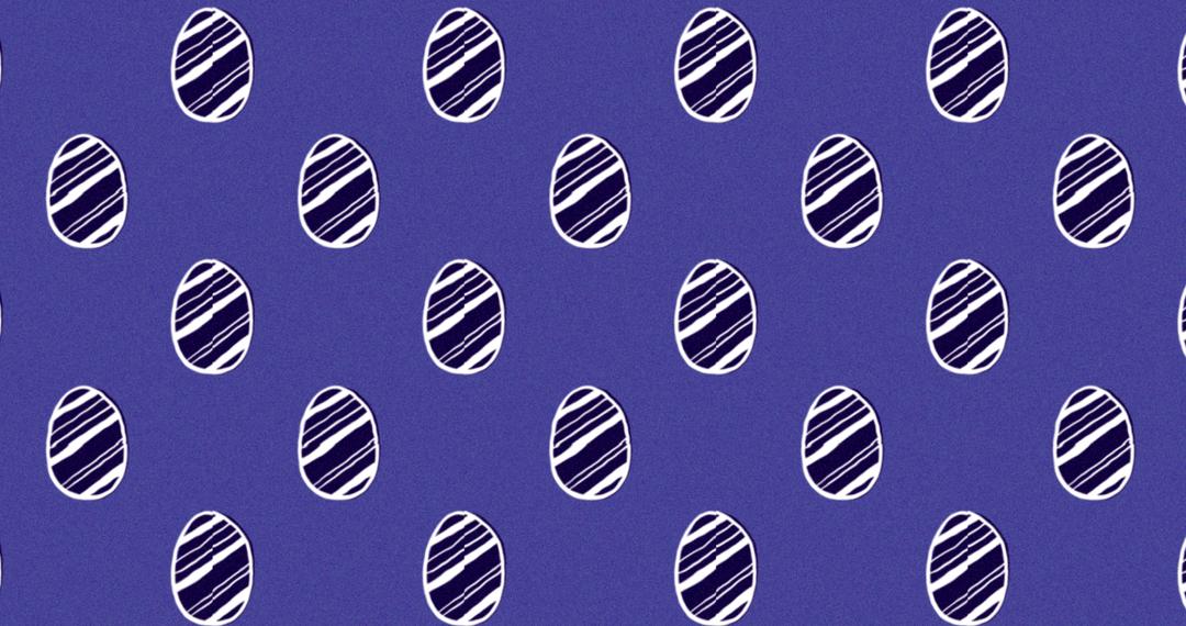 Seamless Purple Easter Egg Pattern on Monochrome Background - Free Images, Stock Photos and Pictures on Pikwizard.com