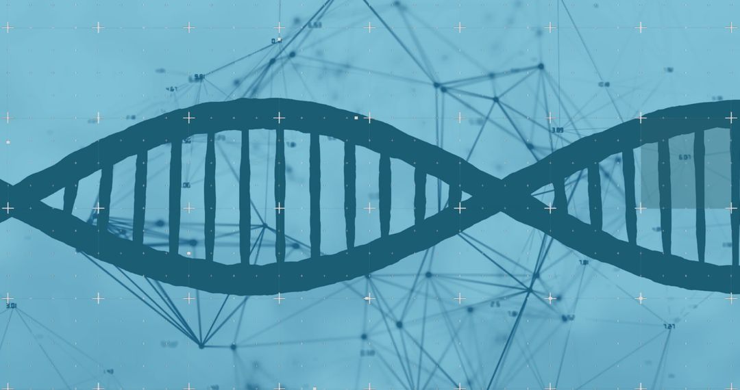 Digital Data Processing Overlay on DNA Strand