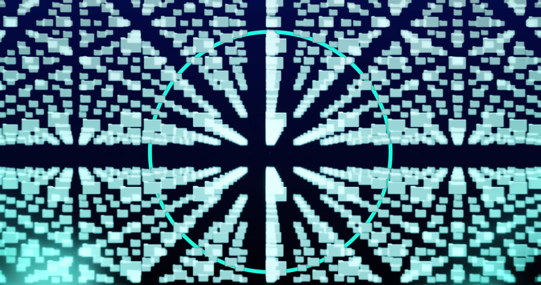 Abstract Digital Security Concept with Circuit Board Background