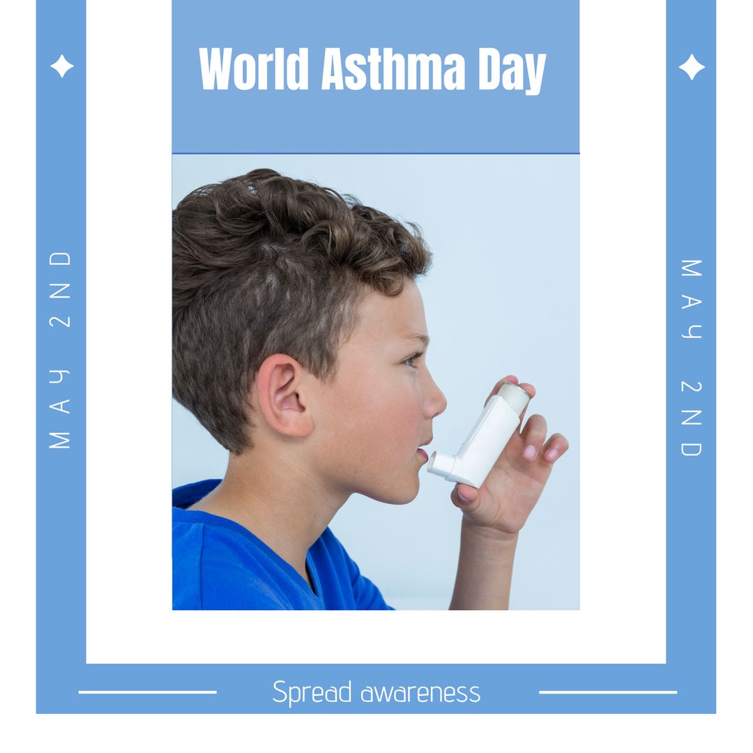 Awareness Campaign Image for World Asthma Day Poster - Download Free Stock Images Pikwizard.com