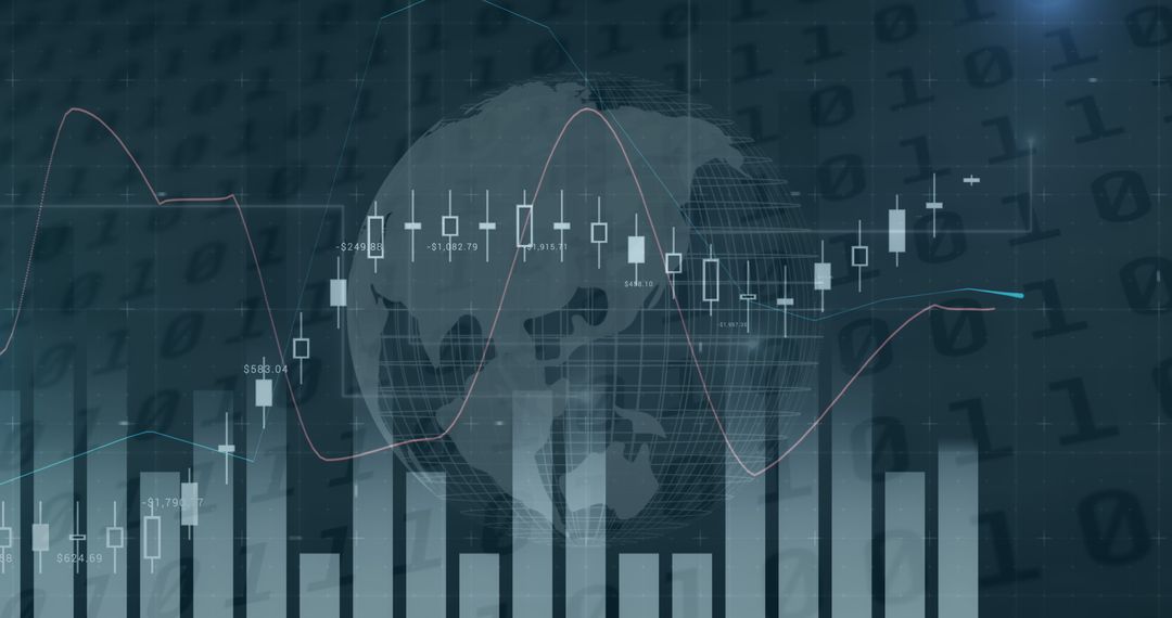 Global Market Trends with Financial Analytics and World Map Visualization