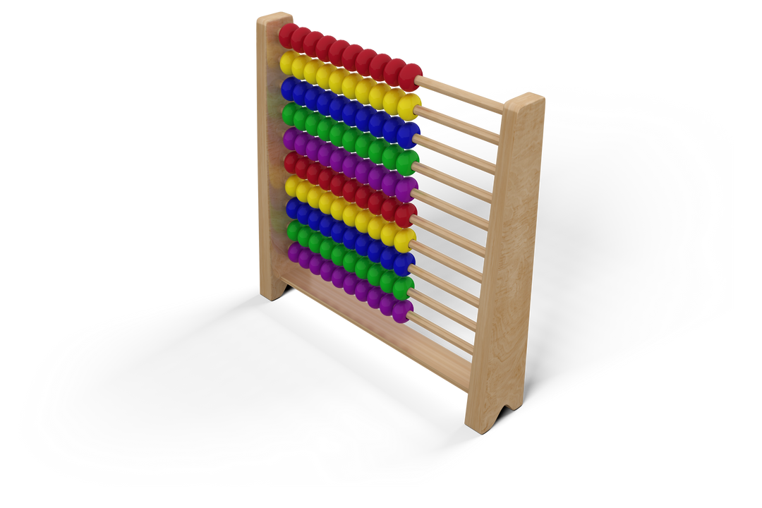 Transparent Wooden Abacus with Colorful Beads for Counting - Download Free Stock Images Pikwizard.com