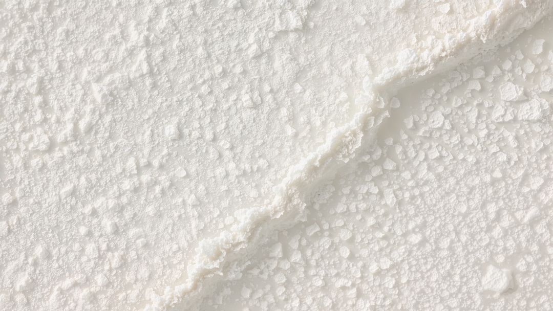 Granular White Powder Texture with Sparkling Crystals