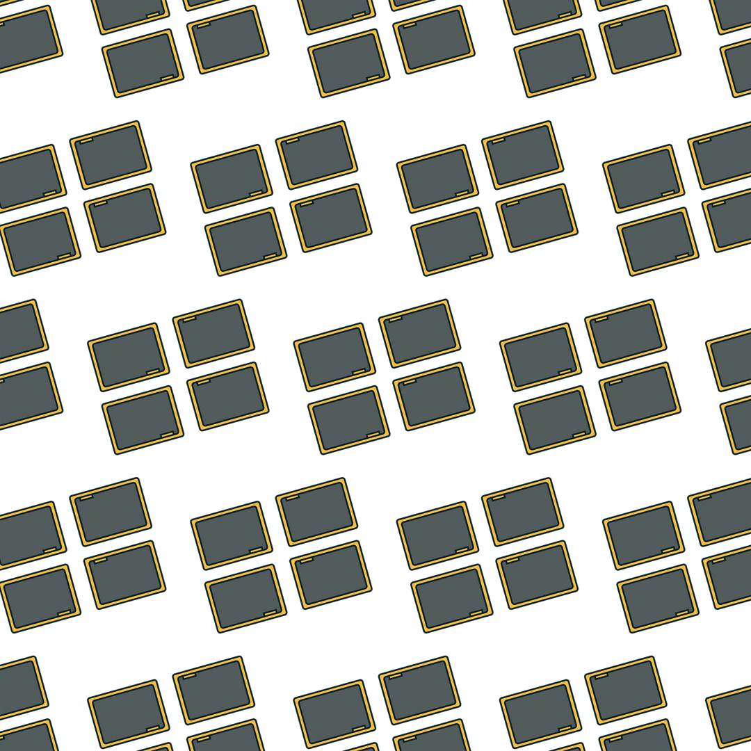 Colorful Geometric Pattern on Transparent Background for Decorative Designs