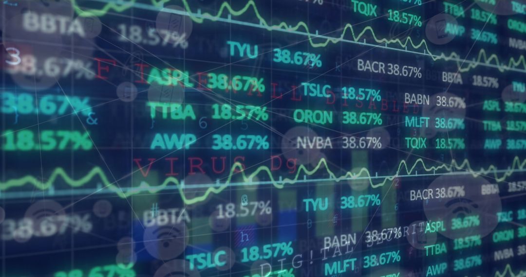 Stock Market Analysis with Network Connections and Data Visualization