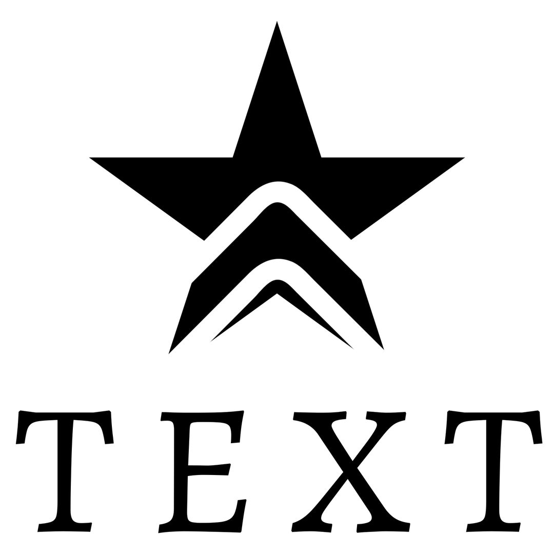 Gold Star and Chevrons Symbolizing Excellence and Achievement