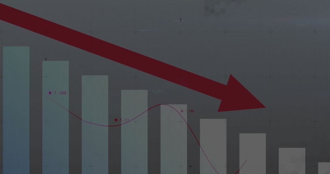 Business Analytics and Data Visualization with Decline Trend