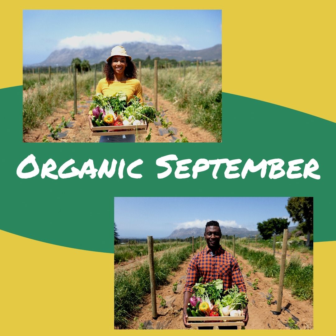 Young African Farmers Celebrating Organic September with Fresh Produce - Download Free Stock Templates Pikwizard.com