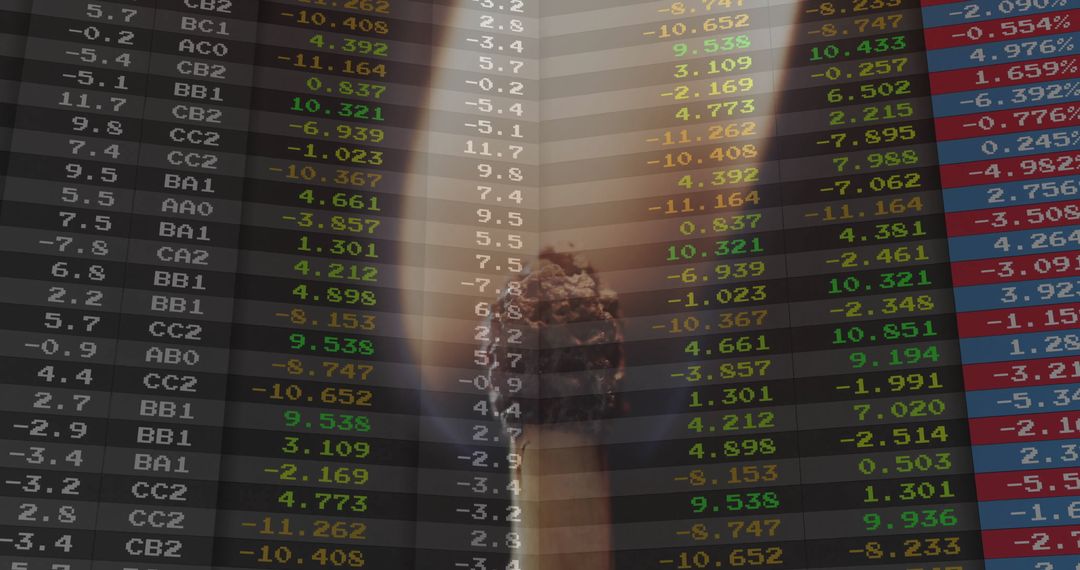 Financial Data Analysis with Burning Match