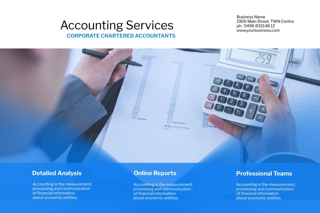 Professional Accounting Services with Detailed Analysis - Download Free Stock Templates Pikwizard.com