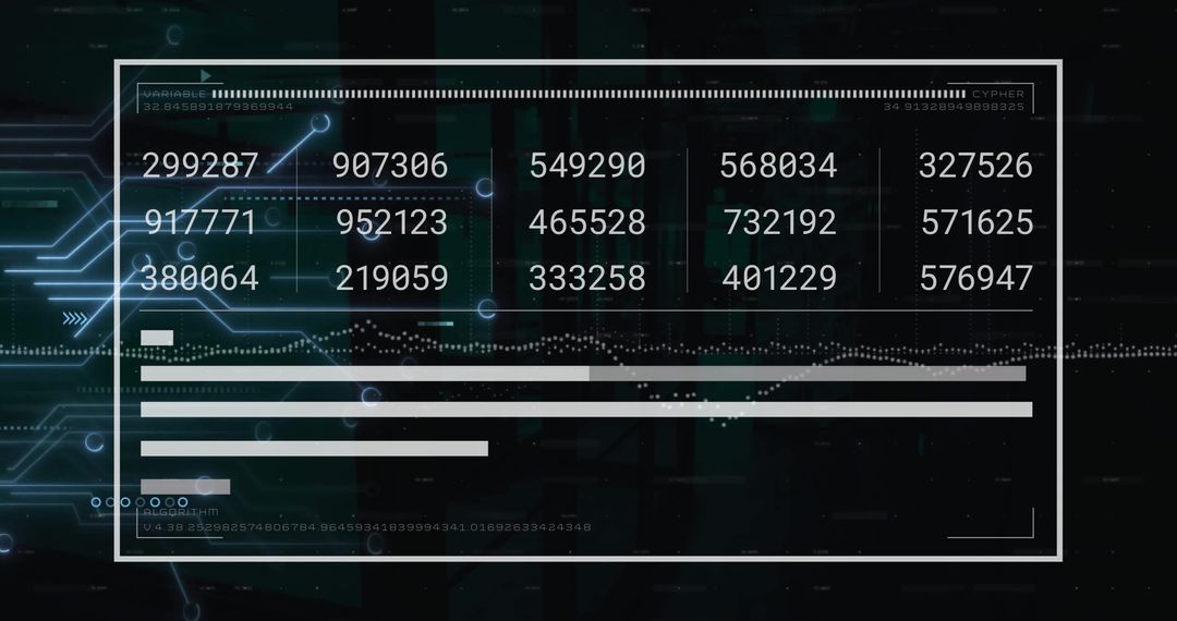 Digital Cybersecurity Concept with Data Interface