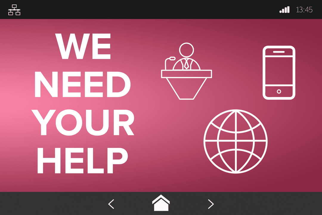 Transparent Vector with 'We Need Your Help' Message and Icons - Download Free Stock Images Pikwizard.com