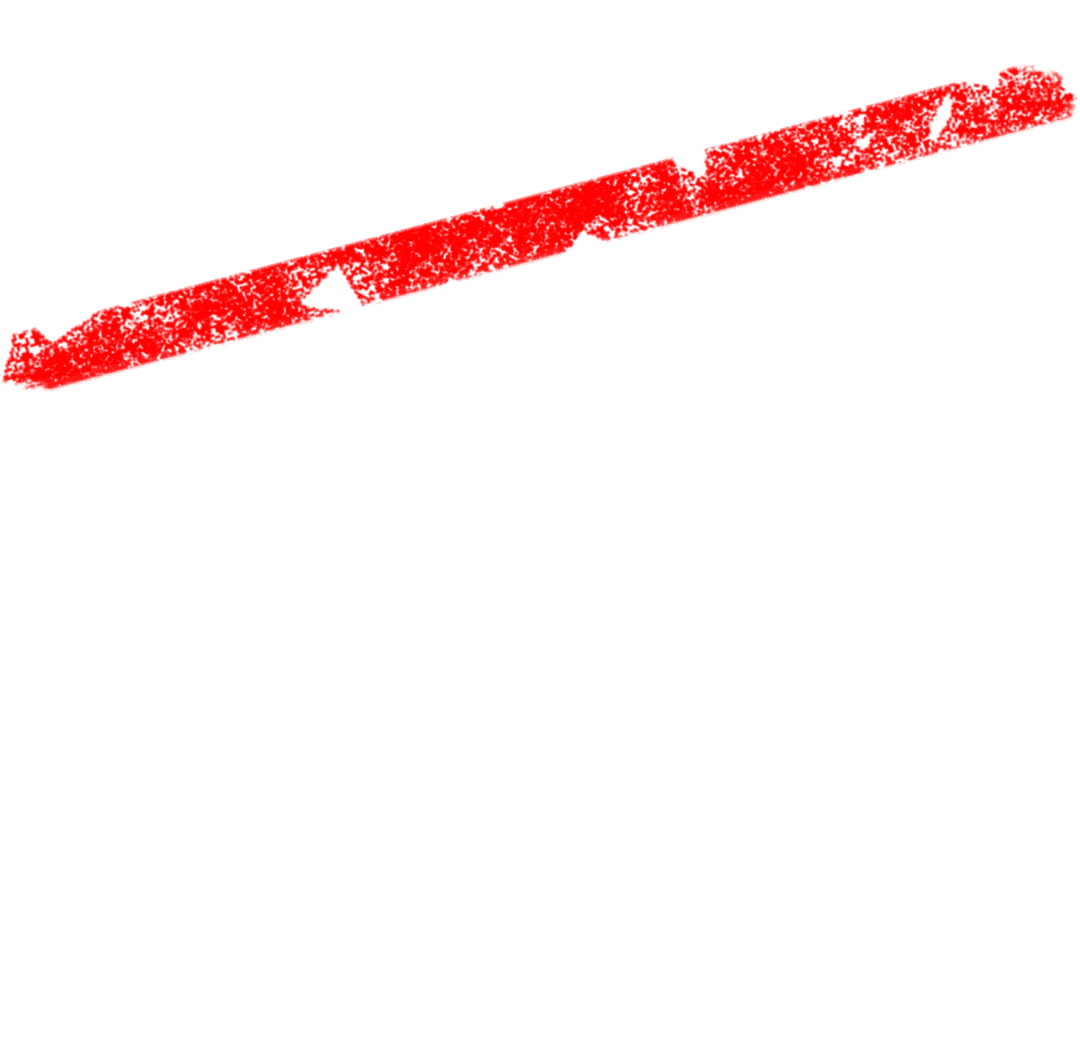 Red Strike Through 2015 Transition to 2016 Transparent Background