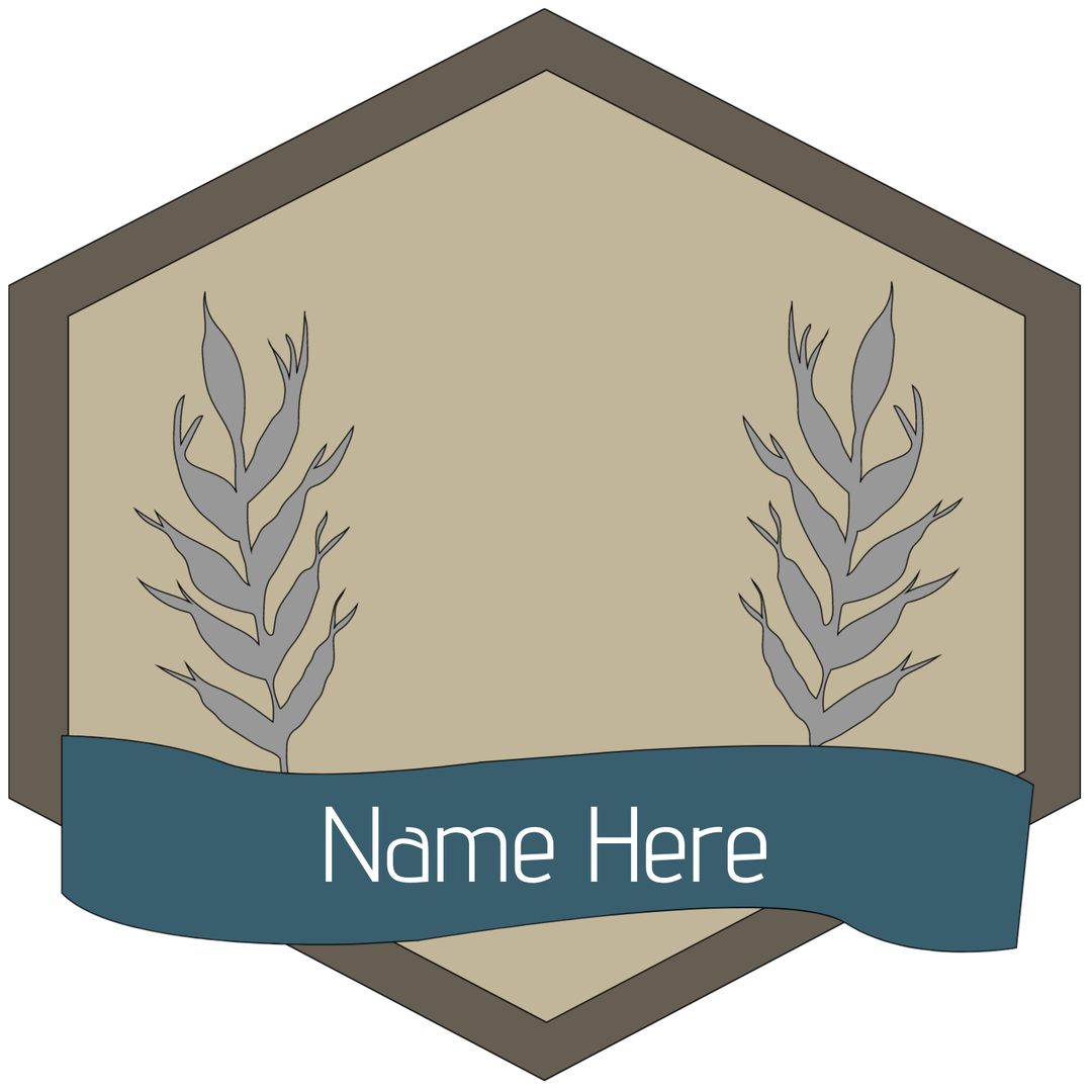 Elegant Award Template with Classic Laurel Wreath Symbolizing Victory