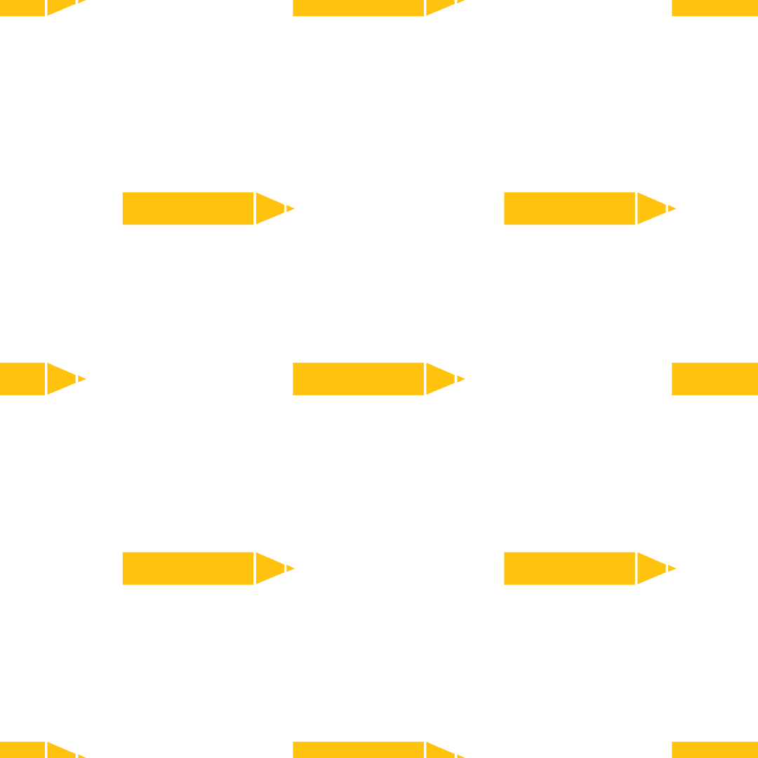 Transparent Yellow Pencil Pattern on Black Background