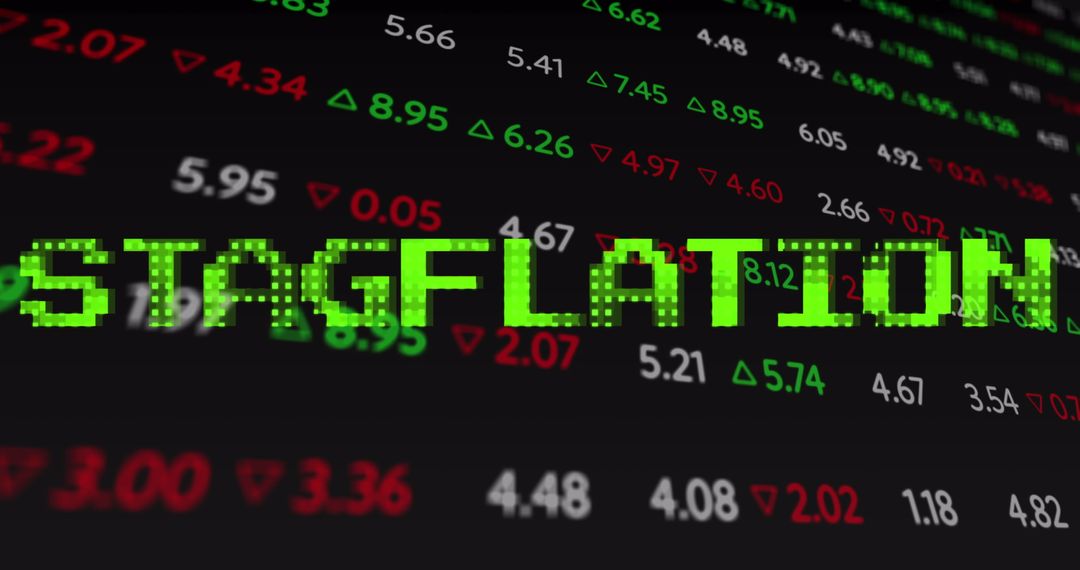 Stagflation Concept with Financial Data and Indicators