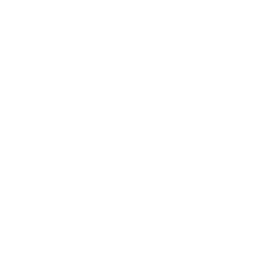 White Fish-Shaped Silhouette on Transparent Background