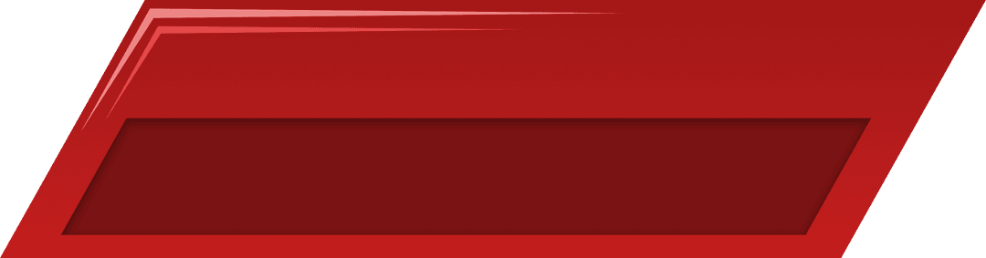 Futuristic Transparent Red Background Banner with Smooth Glows