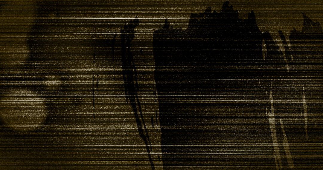 Abstract Black and Brown Lines on Seamless Loop