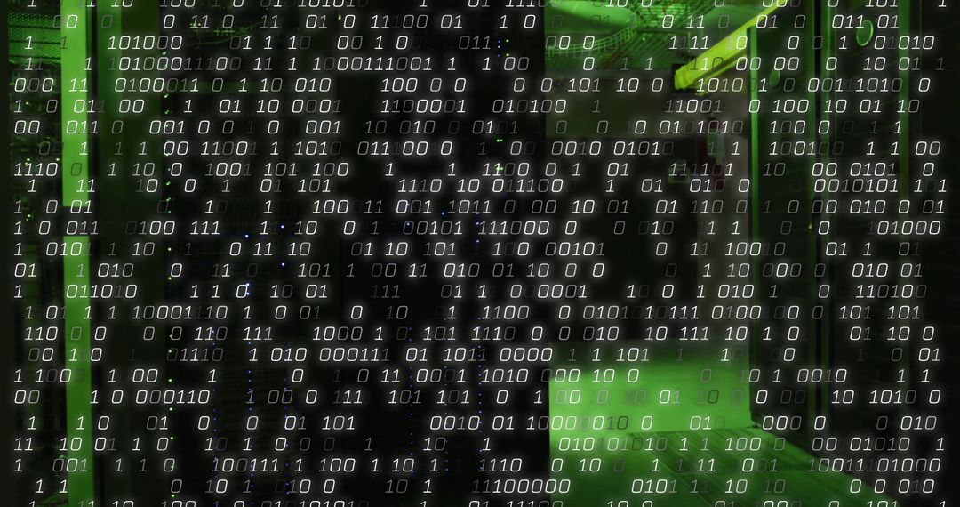 Digital Data Flow in Server Room Environment