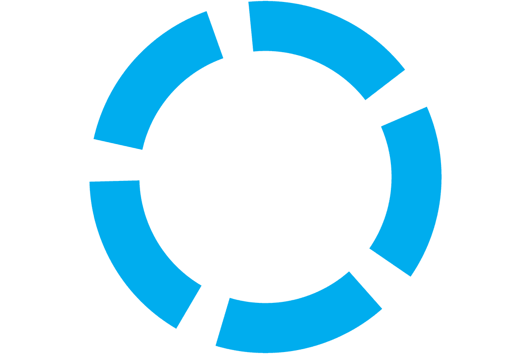 Blue Circle with Dynamic Gaps on Transparent Background - Download Free Stock Images Pikwizard.com
