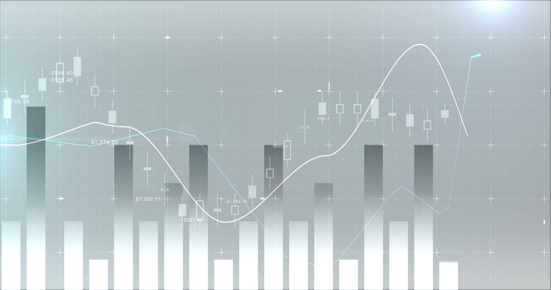 Abstract Financial Stock Market Chart with Data Graphs - Free Images, Stock Photos and Pictures on Pikwizard.com