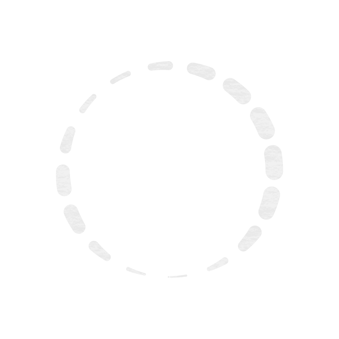 Transparent Dotted Circular Pattern with White Watercolor Texture