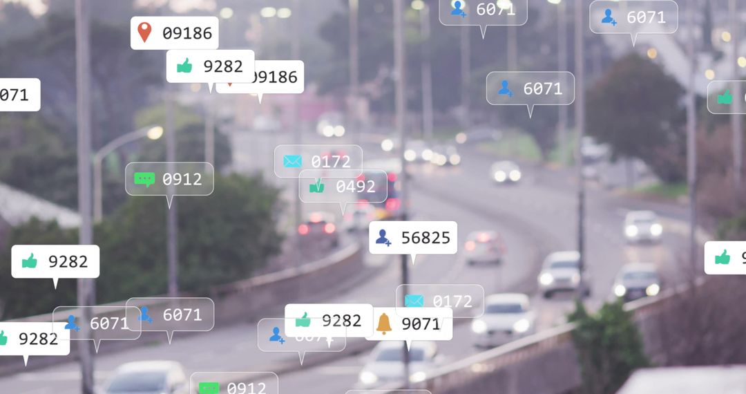 Social Media Growth in Digital Interaction Concept