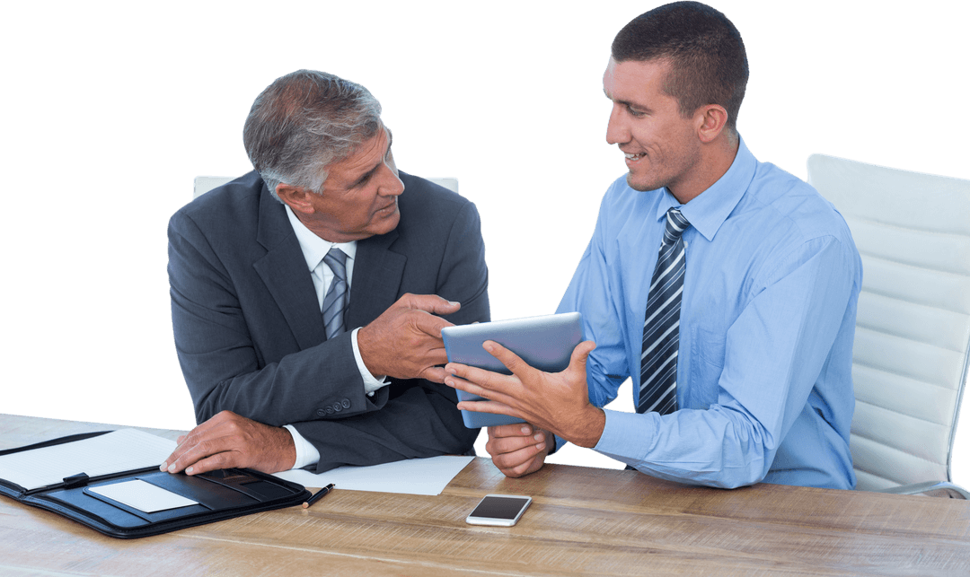 Transparent Tablet Collaboration Between Senior and Junior Professionals