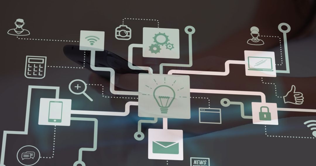 Network Concepts with Global Data Connections Overlay